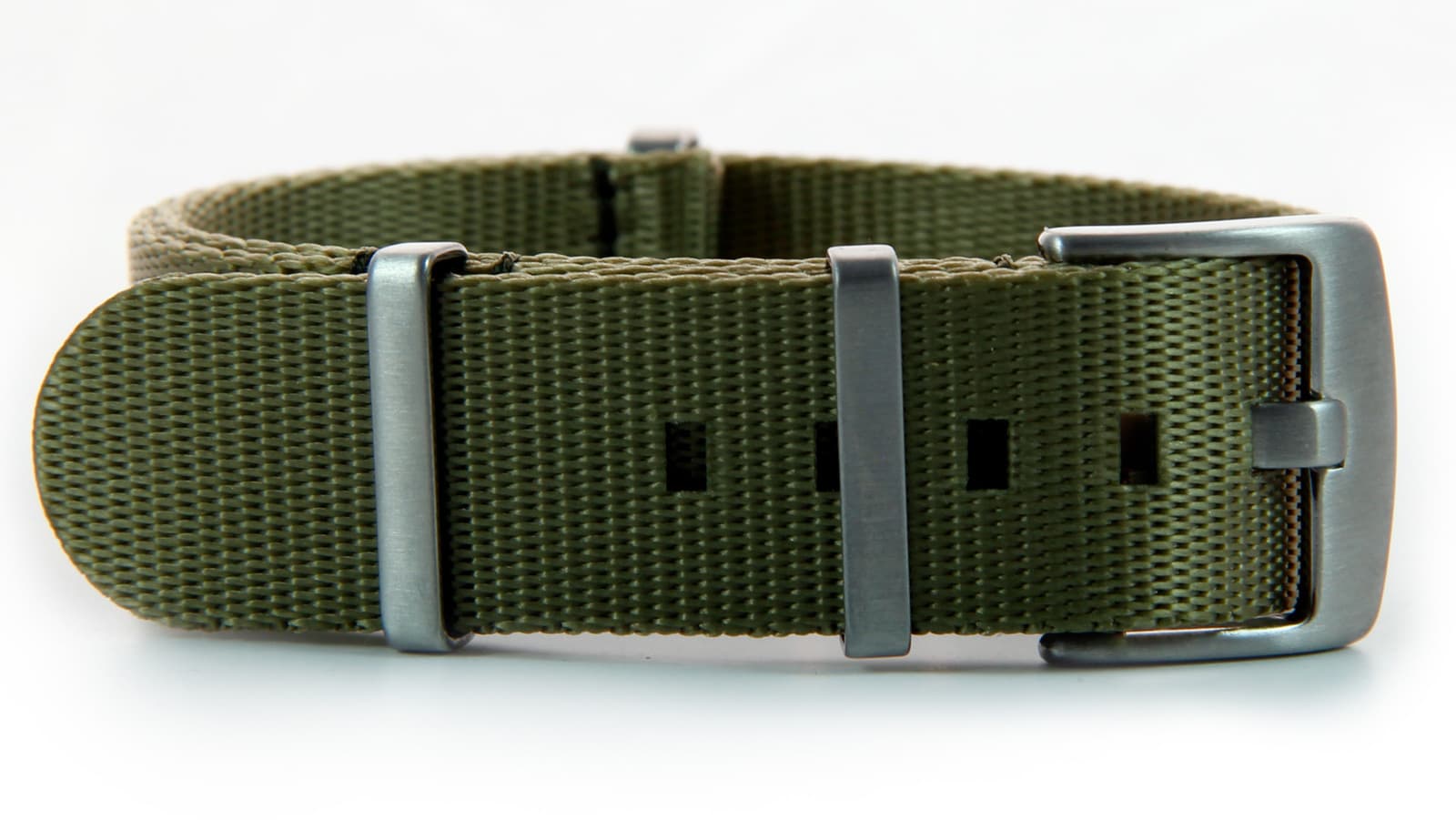 NATO seatbelt strap · 24mm / Green / Seatbelt / 280mm / Stainless Steel